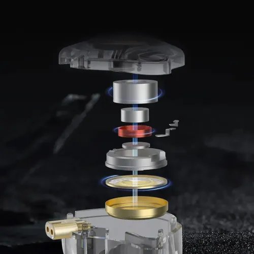 KZEDXPROGreenNoMic-IEM35InEarMonitorEarphones1DDDynamicHIFIbassNoiseCancellin