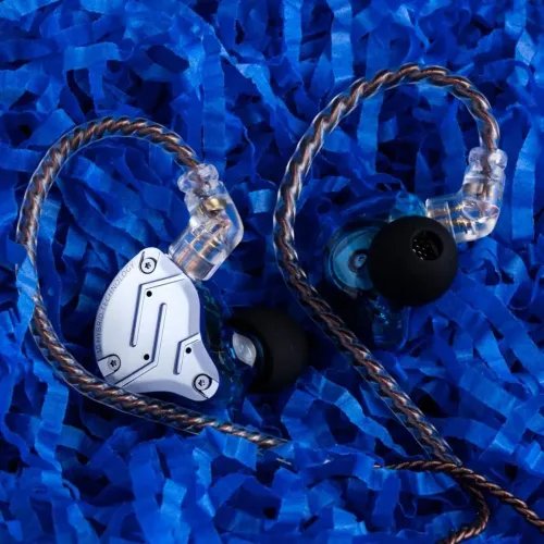 KZZS10PROBlueNoMic-IEM35MusicianInEarMonitorEarphones4BA1DD5Driver10mmmetal
