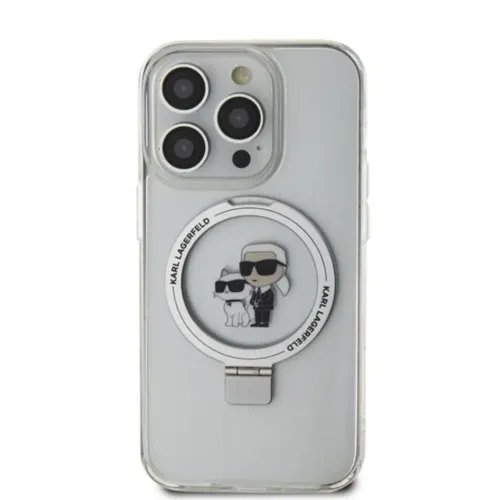 KarlLagerfeldMagsafeRingstandCaseKarlChoupettesHeadHardPlasticAppleiPhone15ProMax