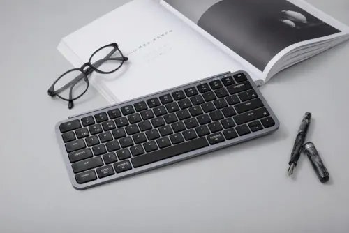Keychron B1 Pro B1P-K1 Ultraslim Mini Wireless BT Keyboard ZMK Online customization Gray US Layout