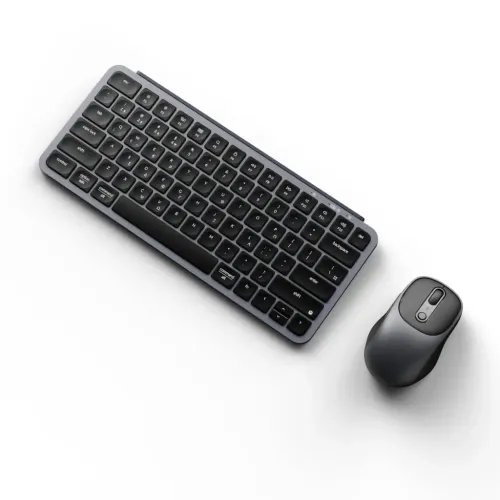 KeychronB1ProComboKCBD3-GRUltraslimWirelessKeyboardandMouse75GR-SpaceGrey