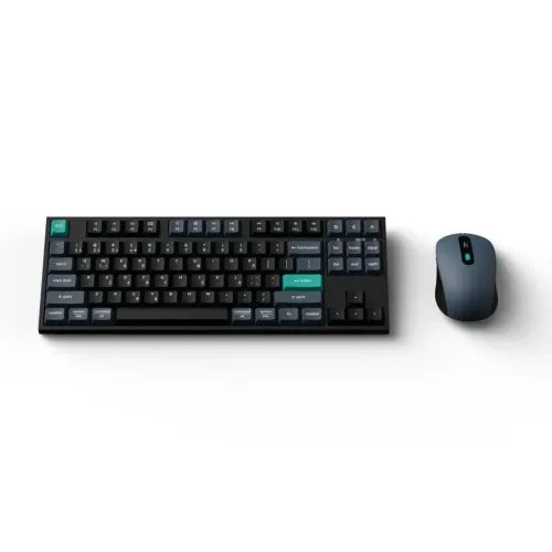 KeychronB33ComboKCBD1-GRWirelessKeyboardandMouse80GRLayoutBlack-Green