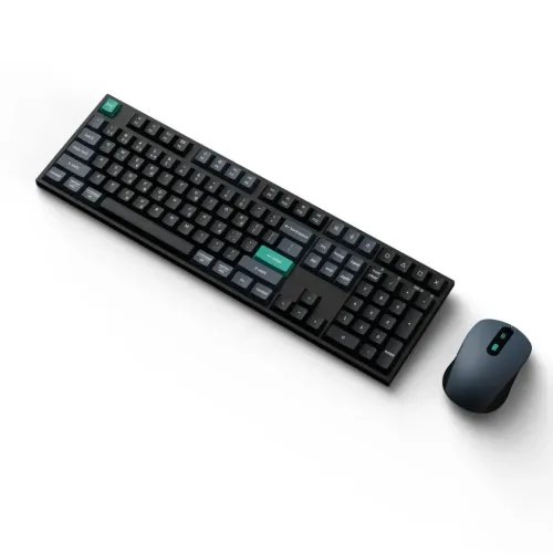 KeychronB36ComboKCBD2-GRWirelessKeyboardandMouse100GRLayoutBlack-Green