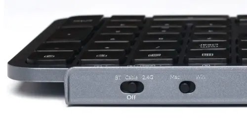 Keychron B6 Pro B6P-K1 Ultraslim Wireless BT Keyboard ZMK Online customization - Gray US Layout