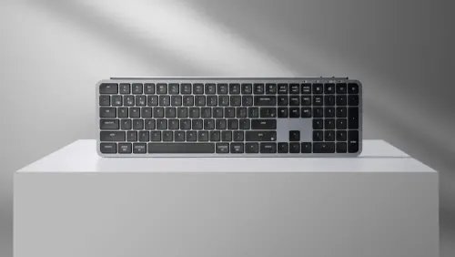 Keychron B6 Pro B6P-K1 Ultraslim Wireless BT Keyboard ZMK Online customization - Gray US Layout