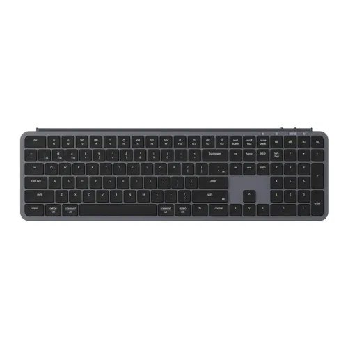 Keychron B6 Pro B6P-K1 Ultraslim Wireless BT Keyboard ZMK Online customization - Gray US Layout