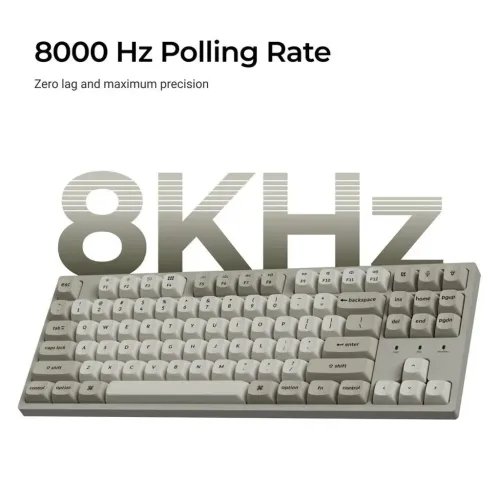KeychronC1ProC1PX-M1QMKVIAMechanicalRedSwitch-8KPollingRateHotSwap.80USRetroRGB