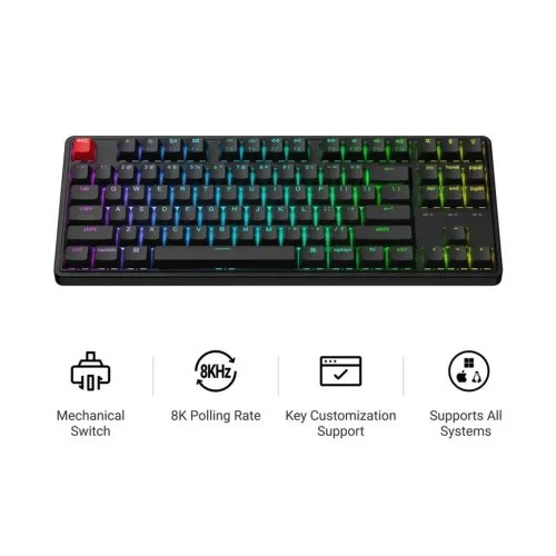 KeychronC3ProC3PX-H3QMKVIAMechanicalBrownSwitch-8KPollingRateHotSwap.80USRGB