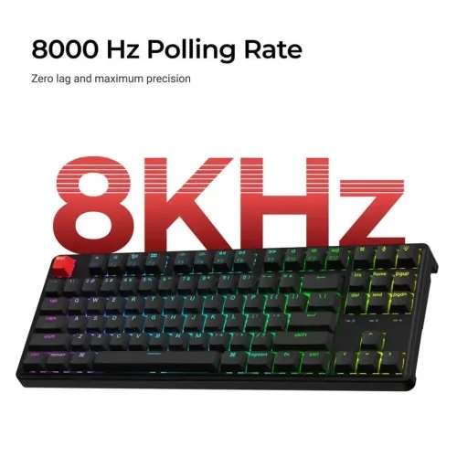 KeychronC3ProC3PX-H3QMKVIAMechanicalBrownSwitch-8KPollingRateHotSwap.80USRGB