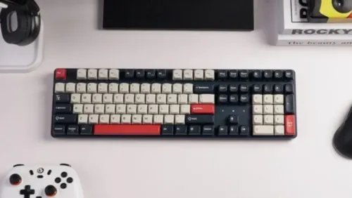 KeychronJ5KJ5-H4ZQMKWirelessMechanicalKeyboardBananaSwitchHot-SwapRGB100USDarkBlue