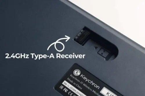 KeychronJ5KJ5-H4ZQMKWirelessMechanicalKeyboardBananaSwitchHot-SwapRGB100USDarkBlue
