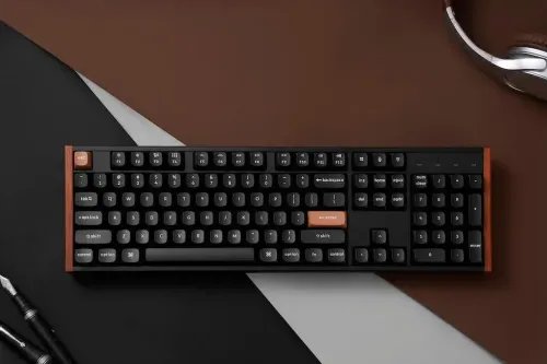 KeychronK10HEK10H-F1SpecialWoodEditionWirelessMagneticHallEffectRGBKeyboard100US