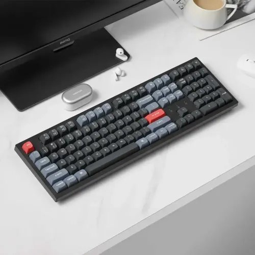 Keychron K10 Pro QMKVIA K10P-H1 Wireless Mechanical Keyboard-Red Switch Hot-Swappable US Lay