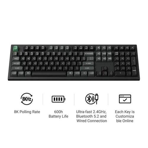 KeychronK10UltraK10U-H3ZMKWireless8KMechanicalKeyboardBrownSwitchHot-Swap100UsLay