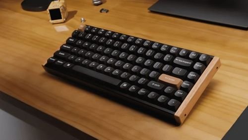 KeychronK2HEK2H-F1WirelessMagneticHallEffectRGBKeyboard75USLay.SpecialWoodEdition