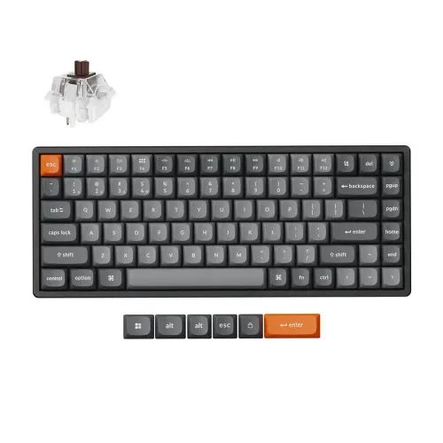KeychronK2MaxK2M-J3QMKWirelessMechanicalKeyboardBrownSwitchHot-SwapUsLayout