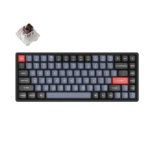 KeychronK2ProK2P-J3QMKVIAWirelessMechanicalKeyboard-BrownSwitchHot-SwappableUSLayout