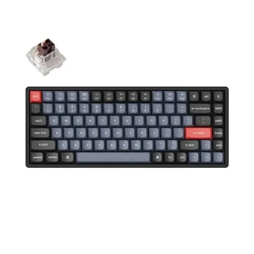 KeychronK2ProK2P-J3QMKVIAWirelessMechanicalKeyboard-BrownSwitchHot-SwappableUSLayout