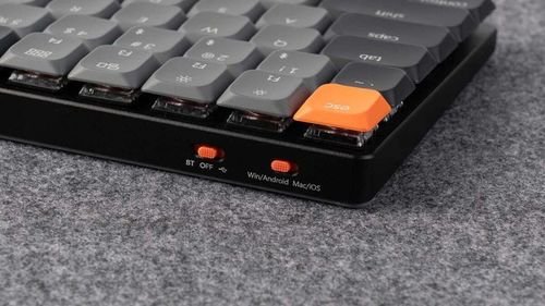 KeychronK3V3K3X-B1QMKWirelessMechanicalKeyboardRedSwitchRGB75USLayout