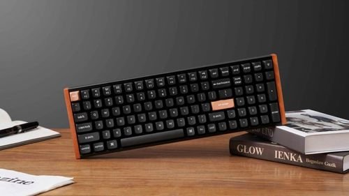 KeychronK4HEK4H-F1SpecialWoodEditionWirelessMagneticHallEffectRGBKeyboard96US