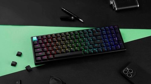 KeychronK4HEK4H-J1Shine-ThroughWirelessMagneticHallEffectRGBKeyboard96USLayout