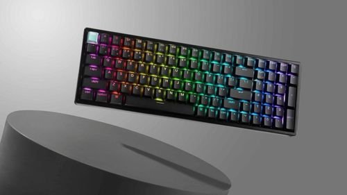 KeychronK4HEK4H-J1Shine-ThroughWirelessMagneticHallEffectRGBKeyboard96USLayout