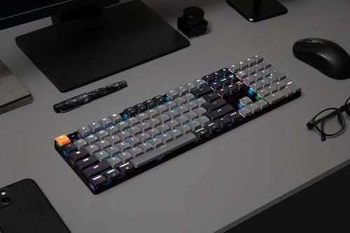 KeychronK5V2K5X-B4QMKWirelessMechanicalKeyboardBananaSwitchRGB100USLayout