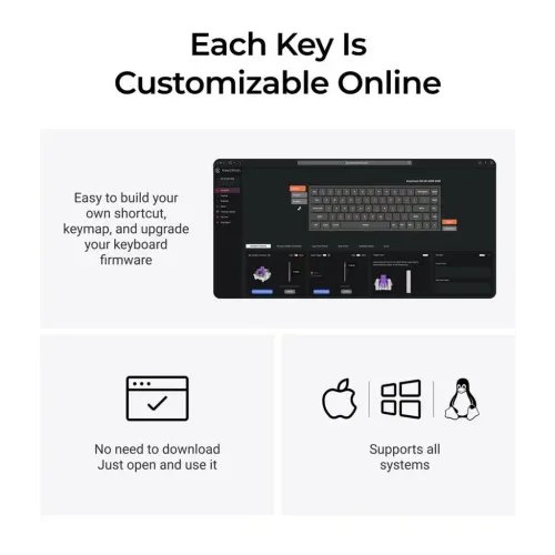 KeychronK6HEK6H-F1SpecialWoodEditionWirelessMagneticHallEffectRGBKeyboard65US