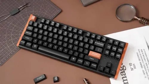 KeychronK8HEK8H-F1SpecialWoodEditionWirelessMagneticHallEffectRGBKeyboard80US