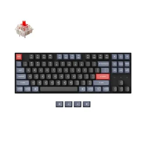 Keychron K8 Pro QMKVIA K8P-H1 Wireless Mechanical Keyboard - Red Switch - Hot Swappable US Lay