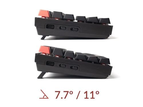 KeychronK8V2K8X-J3QMKWirelessMechanicalKeyboardBrownSwitchHotSwapRGB80USLayAlum