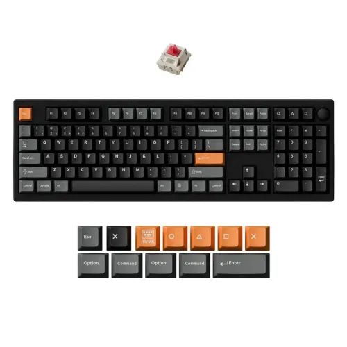 KeychronP6UltraP6-M1ZMK8KWirelessCustomMechanicalKeyboardRedSwitchRGB100USLayout