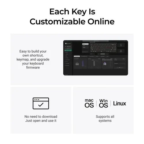 KeychronQ16HEQ16HW-J1QMKCeramicCustomHallEffectKeyboardRGBLimeSwitch65USBlue