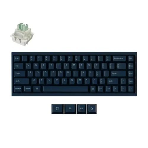 KeychronQ16HEQ16HW-J1QMKCeramicCustomHallEffectKeyboardRGBLimeSwitch65USBlue