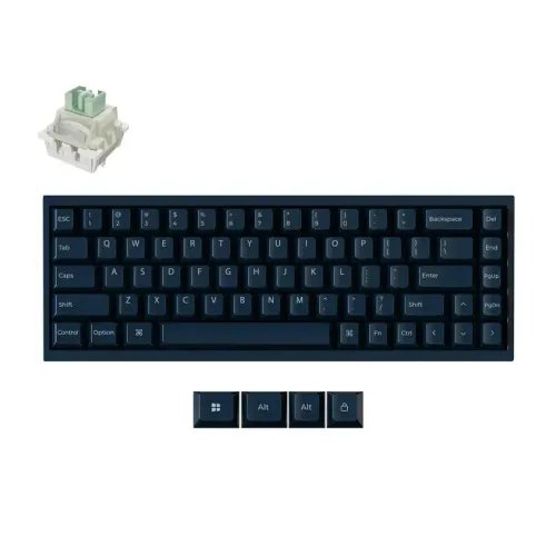 KeychronQ16HEQ16HW-J1QMKCeramicCustomHallEffectKeyboardRGBLimeSwitch65USBlue