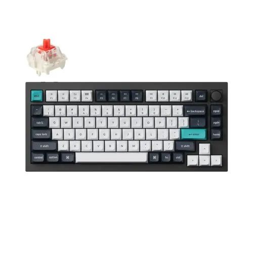 Keychron Q1 Max QMKVIA Q1M-M1 Wireless Custom Mechanical Keyboard-Red Switch US Layout