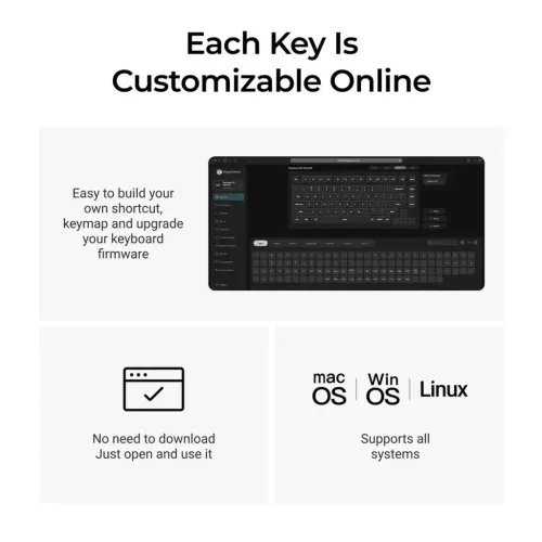 KeychronQ1UltraQ1U-M4ZMKRGB8KWirelessCustomMechanicalKeyboard-BananaSwitch75US
