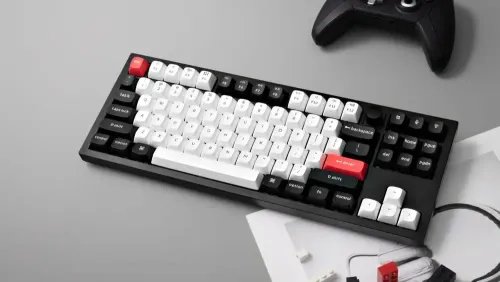 KeychronQ3HEQ3H-M1QMKWirelessCustomHallEffectKeyboardPurpleSwitch80USLayout