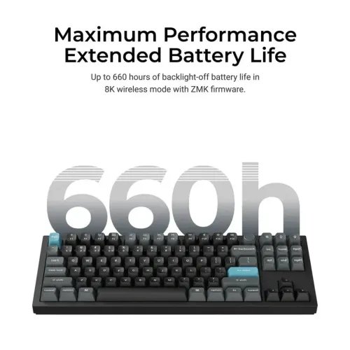 KeychronQ3UltraQ3U-M1ZMKRGB8KWirelessCustomMechanicalKeyboard-BananaSwitch80US