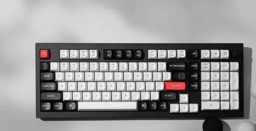 KeychronQ5HEQ5H-M1QMKWirelessCustomHallEffectKeyboardPurpleSwitch96USLayout