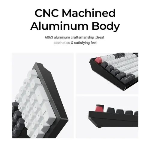 KeychronQ6HEQ6H-M1QMKWirelessCustomHallEffectKeyboardPurpleSwitch100USLayout