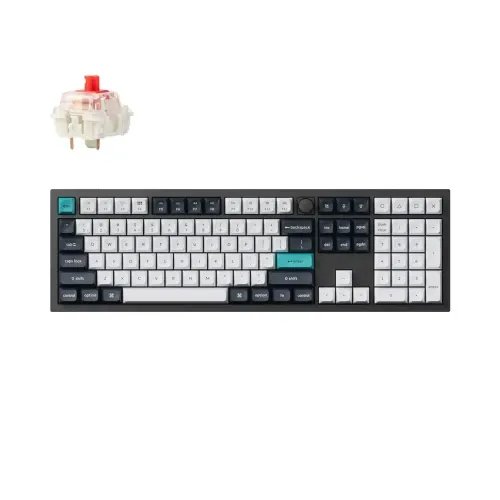 Keychron Q6 Max QMKVIA Q6M-M1 Wireless Custom Mechanical Keyboard-Red Switch US Layout