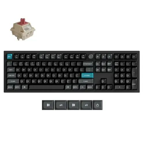 KeychronQ6UltraQ6U-M1ZMKRGB8KWirelessCustomMechanicalKeyboard-RedSwitch100US