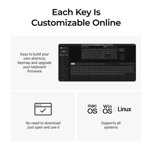 KeychronQ6UltraQ6U-M1ZMKRGB8KWirelessCustomMechanicalKeyboard-RedSwitch100US