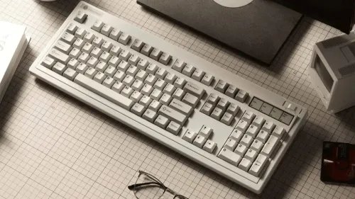 KeychronR6R6-M1QMKWirelessMechanicalKeyboardRedSwitchHot-SwapRGB100USRetro