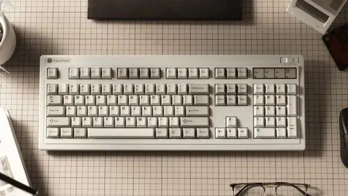 KeychronR6R6-M1QMKWirelessMechanicalKeyboardRedSwitchHot-SwapRGB100USRetro