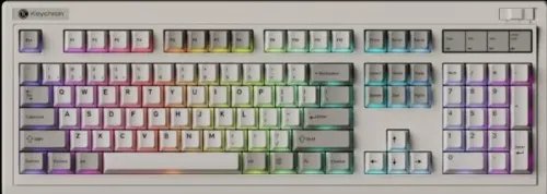 KeychronR6R6-M4QMKWirelessMechanicalKeyboardBananaSwitchHot-SwapRGB100USRetro