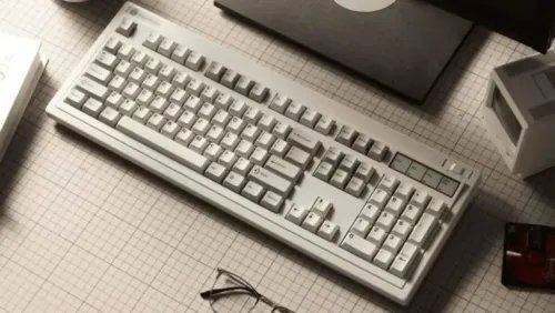 KeychronR6R6-M4QMKWirelessMechanicalKeyboardBananaSwitchHot-SwapRGB100USRetro