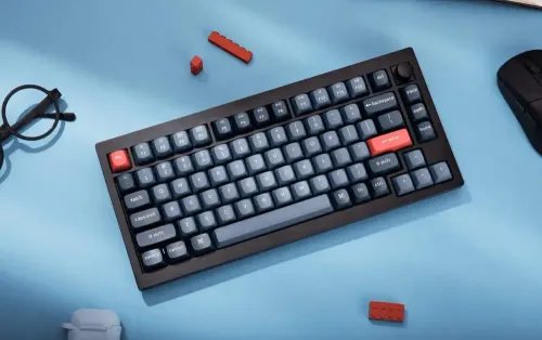 KeychronV1MaxV1M-D1QMKVIAWirelessCustomMechanicalKeyboardRedSwitchRGB75USLay