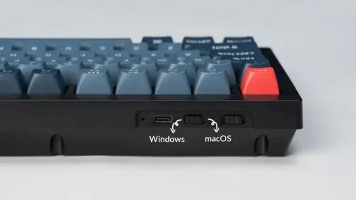 KeychronV1MaxV1M-D3QMKVIAWirelessCustomMechanicalKeyboardBrownSwitchRGB75USLay